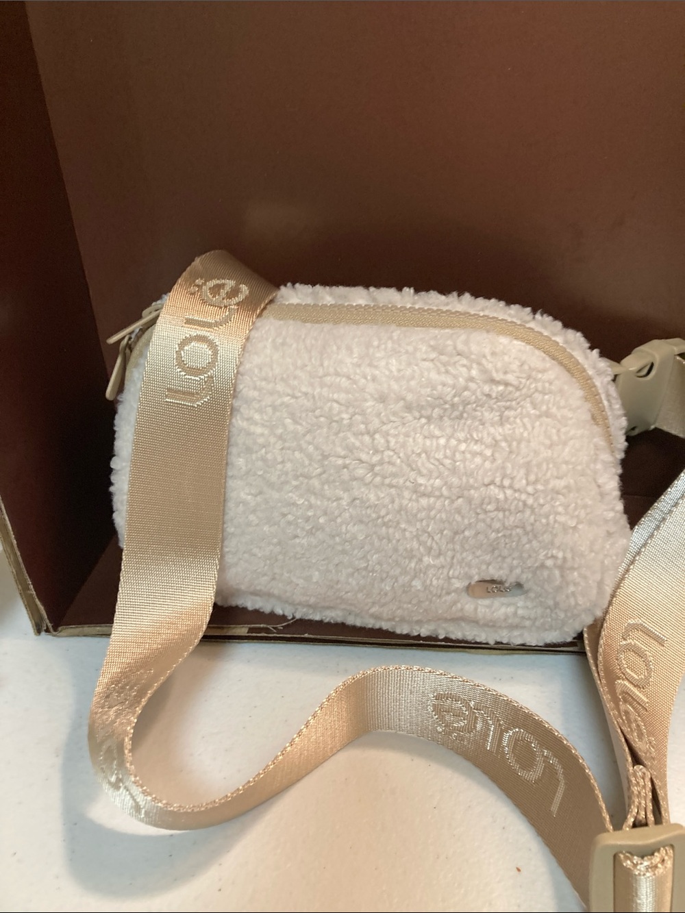 Lole Adjustable Fleece Crossbody Belt Bag - Picture 2 of 7